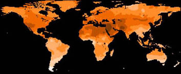 Radiation map