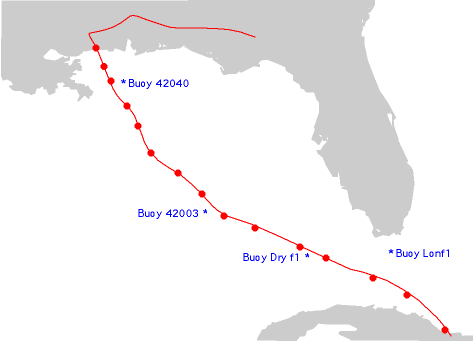 surface conditions for Hurricane Georges